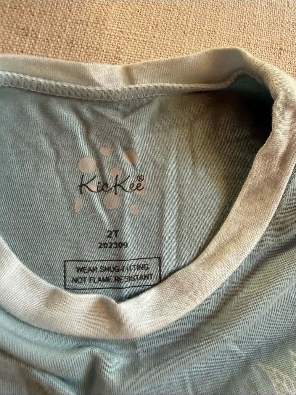 Kickee Pants Blue 'I Believe in Fairies' Pajama Set
